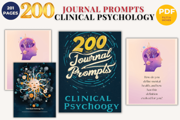 200 Journal Prompts for Clinical Psychology: A Tool for Growth and Reflection