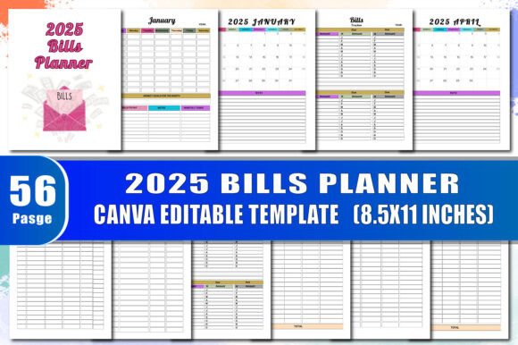2025 Bills Planner: Organize Your Finances