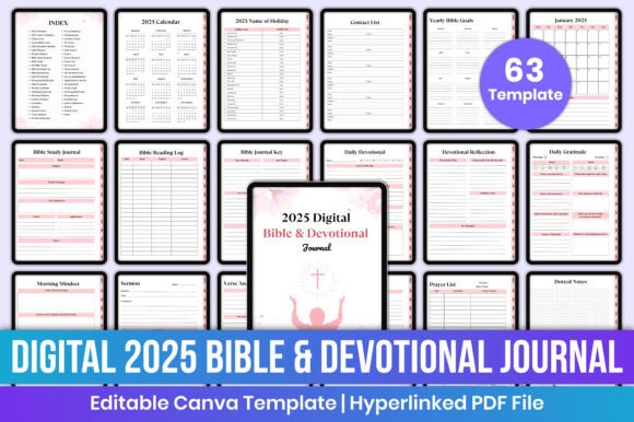 2025 Digital Bible Devotional Journal