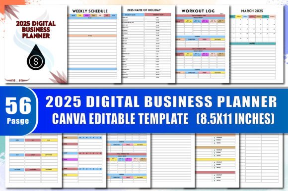 2025 Digital Business Planner: A Comprehensive Guide to Organizing Your Year