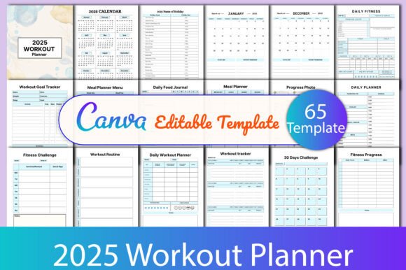 2025 WORKOUT Planner KDP