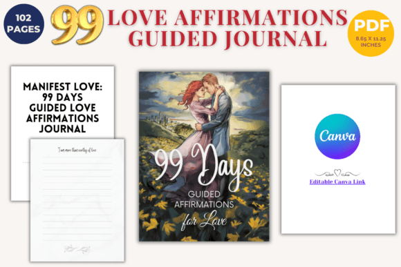 99 Guided Love Affirmations Journal ❤️✨