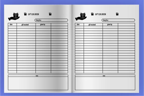 Gift Log Book KDP Interior: A Practical Tool for Tracking and Organizing Gifts