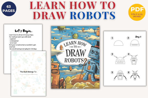 Learn How to Draw Robots 🤖✍️: A Fun and Practical Guide for All Ages