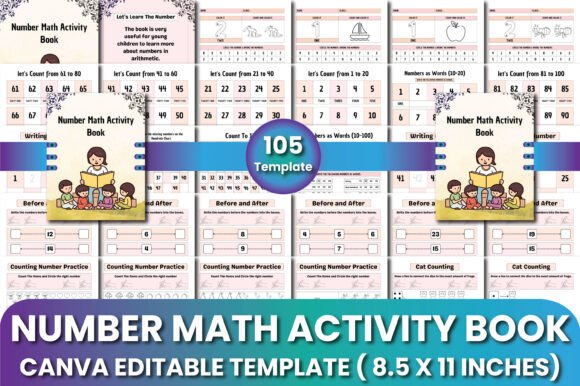 Number Math Activity Book: A Practical Learning Tool for Young Minds