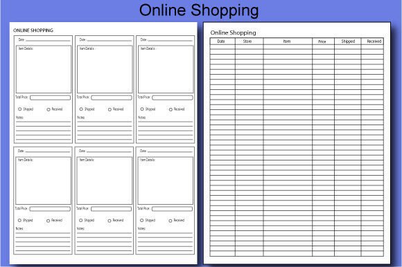 Online Shopping Tracker Kdp Planner: A Practical Tool for Amazon KDP Authors